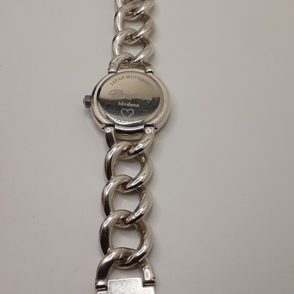 Brighton Modena Silver-plated Watch New Battery - Excellent Used Condition - Picture 9 of 12